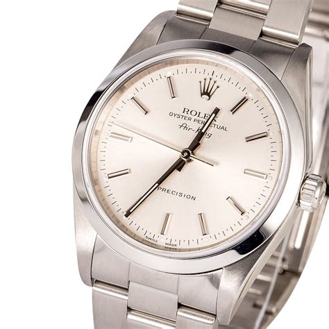 rolex air king 14000m silver|Rolex 14000 air king review.